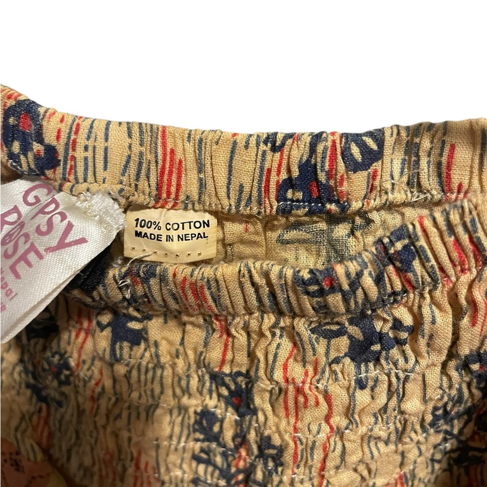 Patchwork Multicolor Women's Pants. 100% Cotton. … - image 4